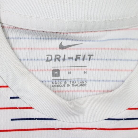 Nike x Paris Saint-Germain Shirt Mens Medium White PSG Pre-Match Training Jersey - Picture 8 of 14